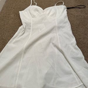 White sun dress